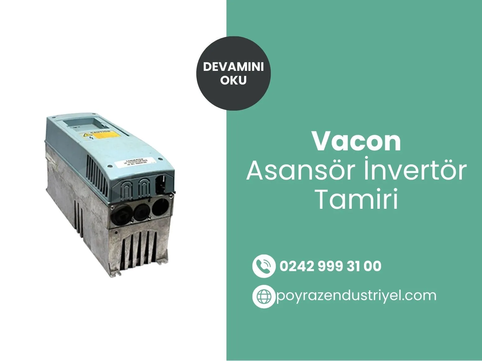 Vacon Asansör İnvertör Tamiri